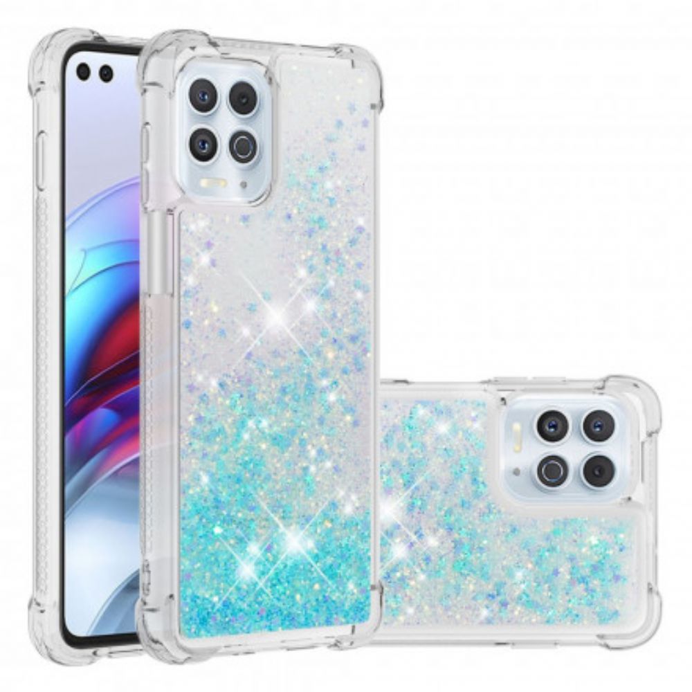 Hoesje voor Moto G100 Verlangen Glitter