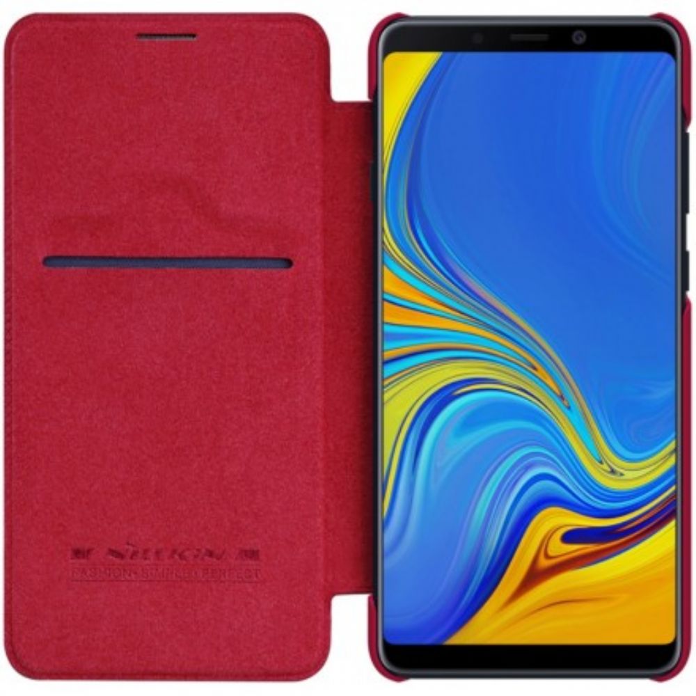 Bescherming Hoesje voor Samsung Galaxy A9 Folio-hoesje Nillkin Qin-serie