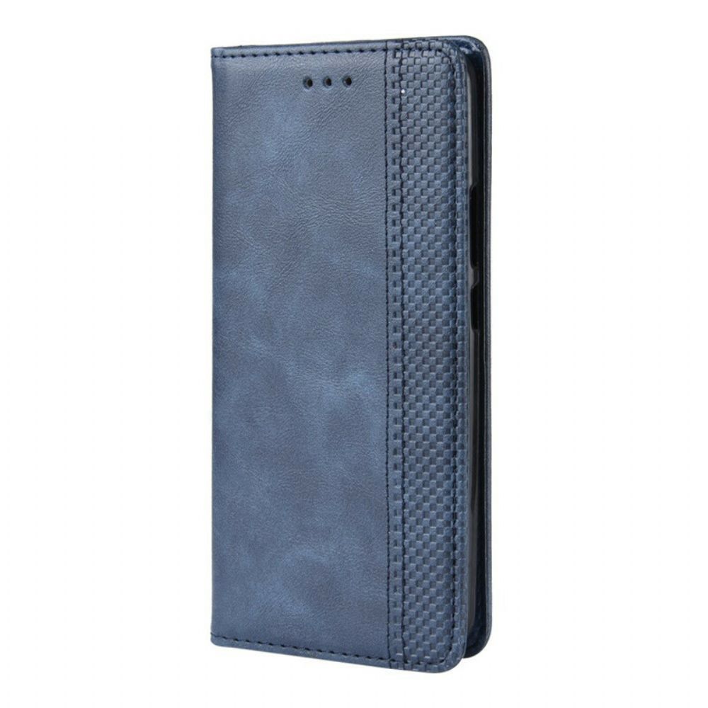 Bescherming Hoesje voor Nokia 9 PureView Folio-hoesje Gestyled Vintage Leereffect