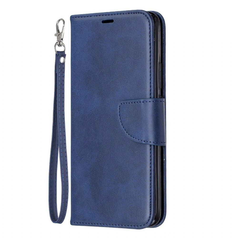 Flip Case voor Huawei P Smart Z / Honor 9X Met Ketting Premium Lederen Band Met Effect