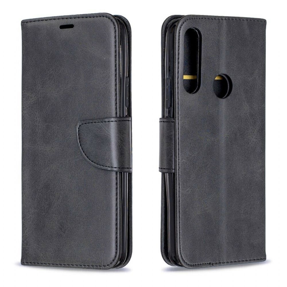 Flip Case voor Huawei P Smart Z / Honor 9X Met Ketting Premium Lederen Band Met Effect