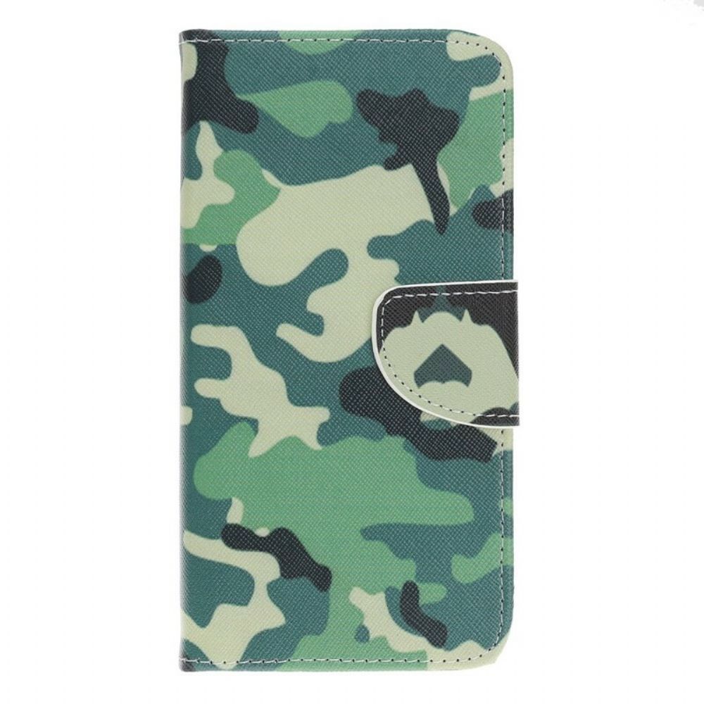 Flip Case voor Huawei P Smart Z / Honor 9X Militaire Camouflage