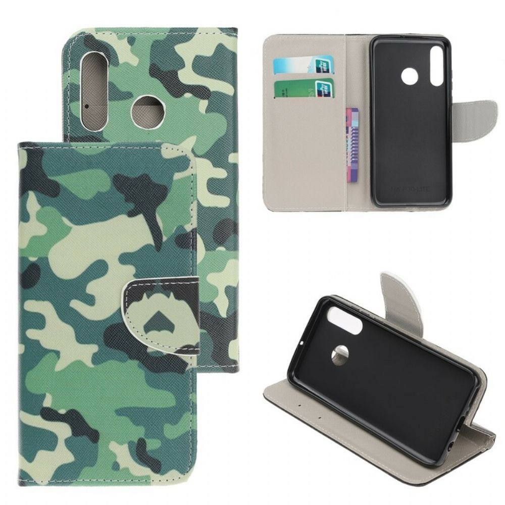 Flip Case voor Huawei P Smart Z / Honor 9X Militaire Camouflage