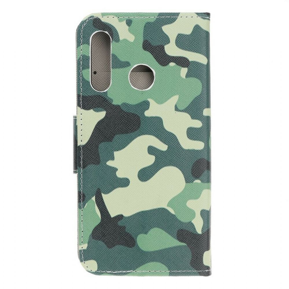 Flip Case voor Huawei P Smart Z / Honor 9X Militaire Camouflage