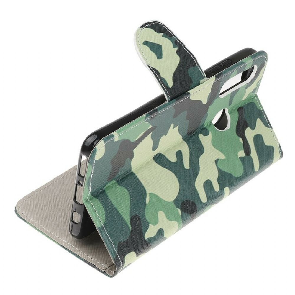 Flip Case voor Huawei P Smart Z / Honor 9X Militaire Camouflage