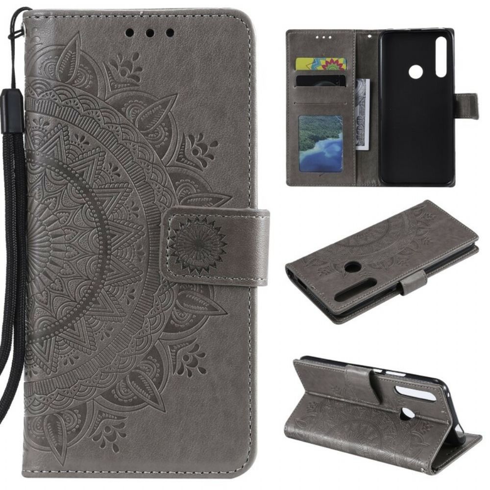 Flip Case voor Huawei P Smart Z / Honor 9X Zon Mandala