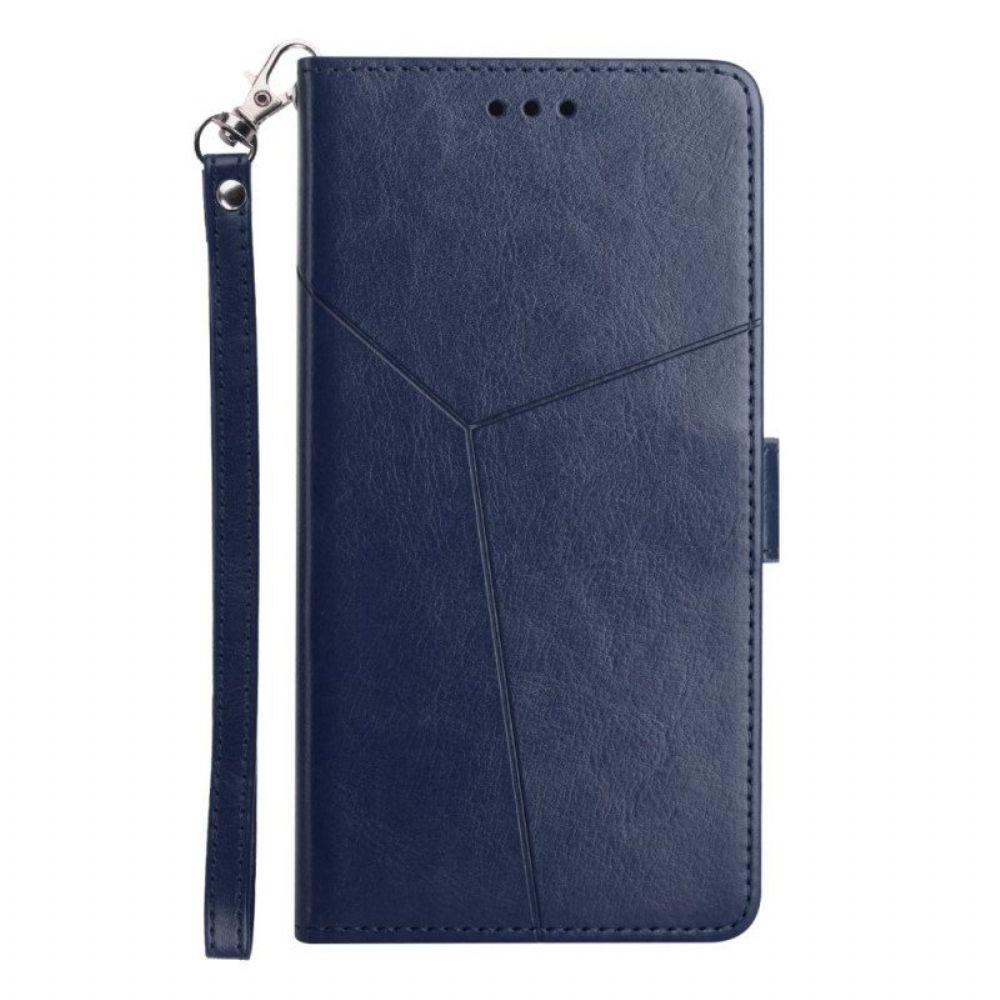 Flip Case voor Xiaomi Redmi Note 12 4G Met Ketting Y Strappy-ontwerp