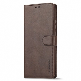 Folio-hoesje voor Xiaomi Redmi Note 12 4G Ledereffect Lc.imeeke