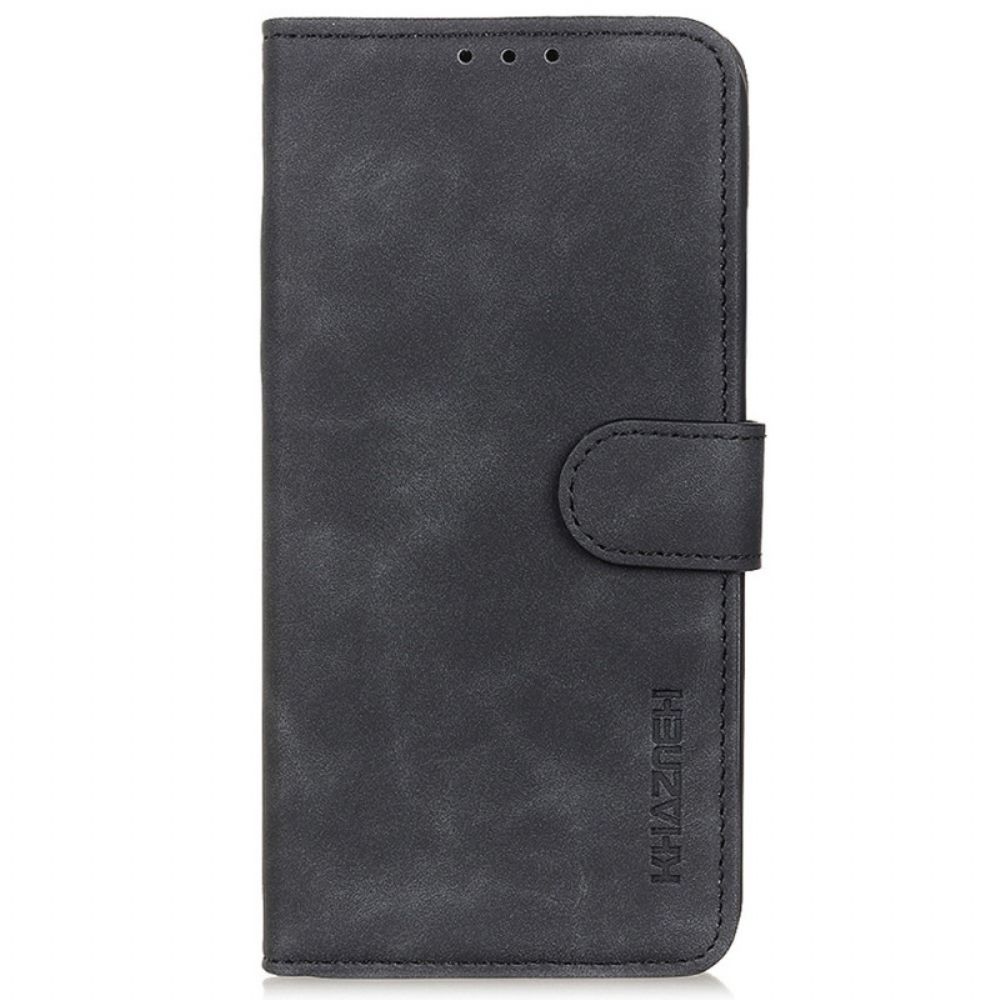 Flip Case voor Realme 9i Vintage Leereffect Khazneh