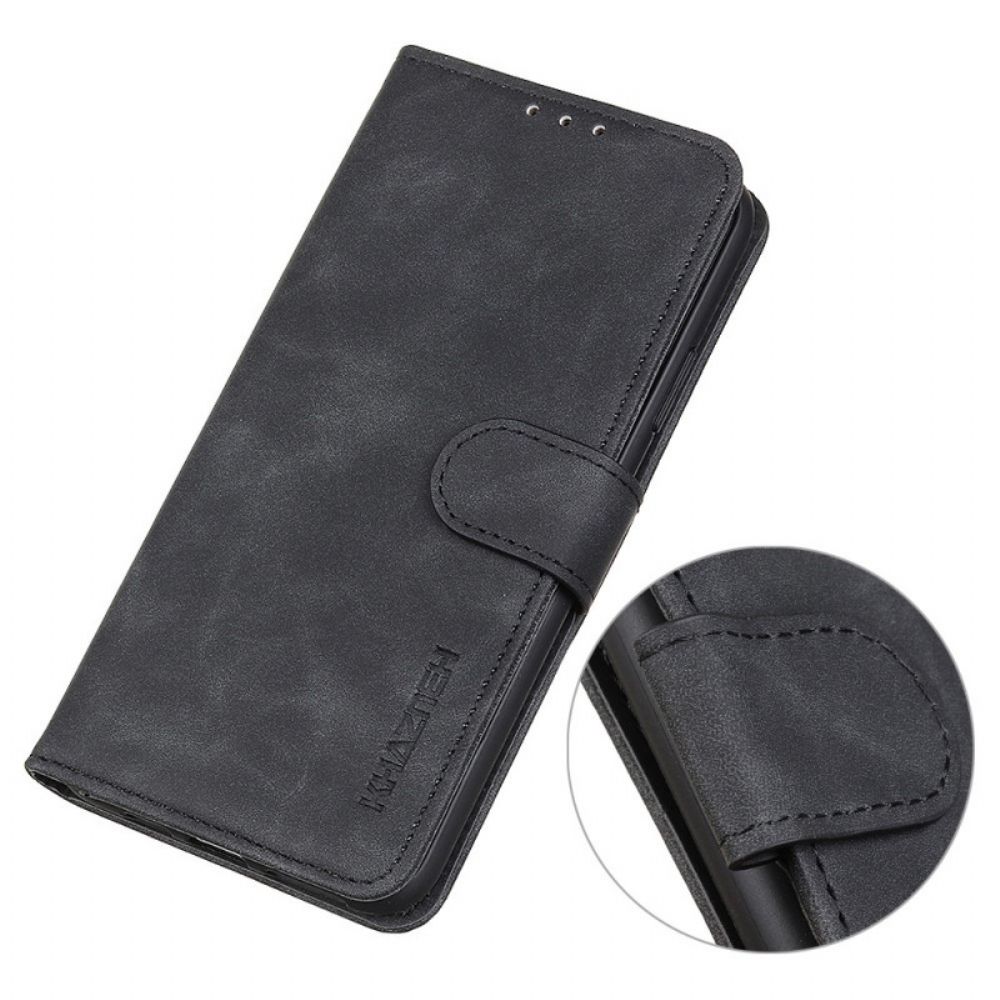 Flip Case voor Realme 9i Vintage Leereffect Khazneh