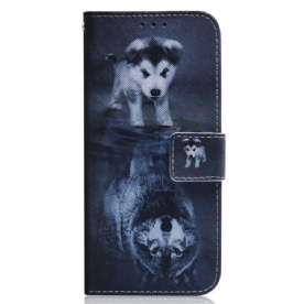 Folio-hoesje voor Realme 9i Puppy Dream