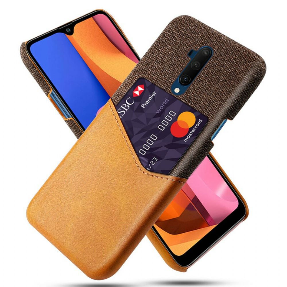 Hoesje voor OnePlus 7T Pro Ksq-kaarthouder