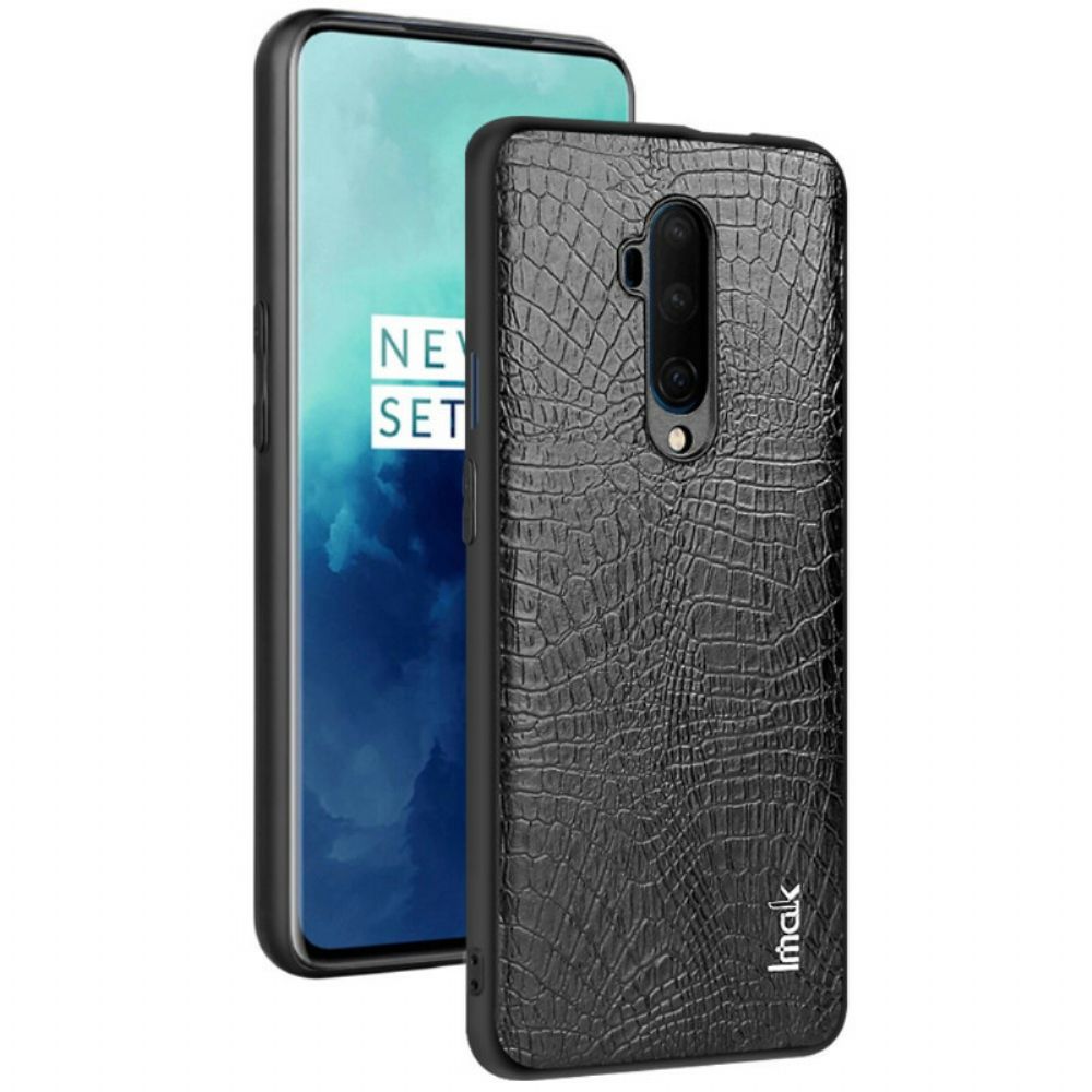 Telefoonhoesje voor OnePlus 7T Pro Imak Croco-serie