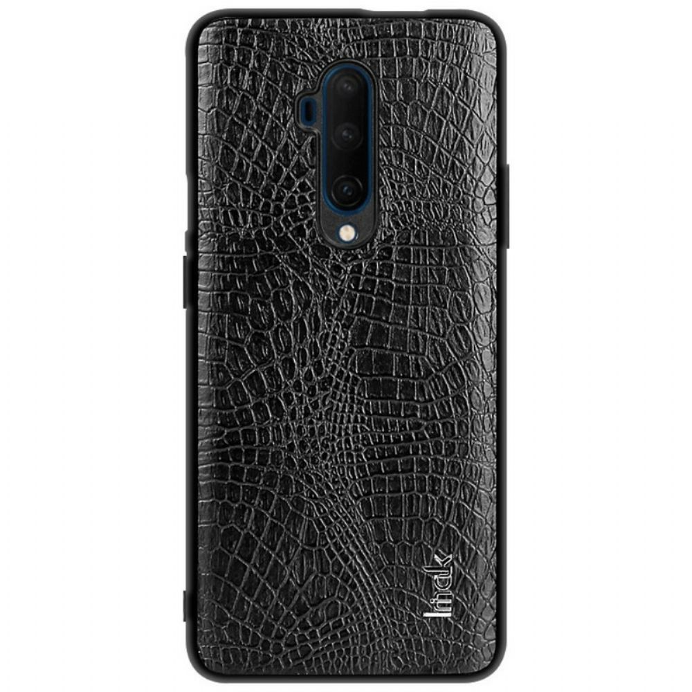 Telefoonhoesje voor OnePlus 7T Pro Imak Croco-serie