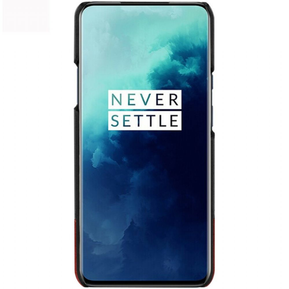 Telefoonhoesje voor OnePlus 7T Pro Imak Ruiyi-serie Leereffect