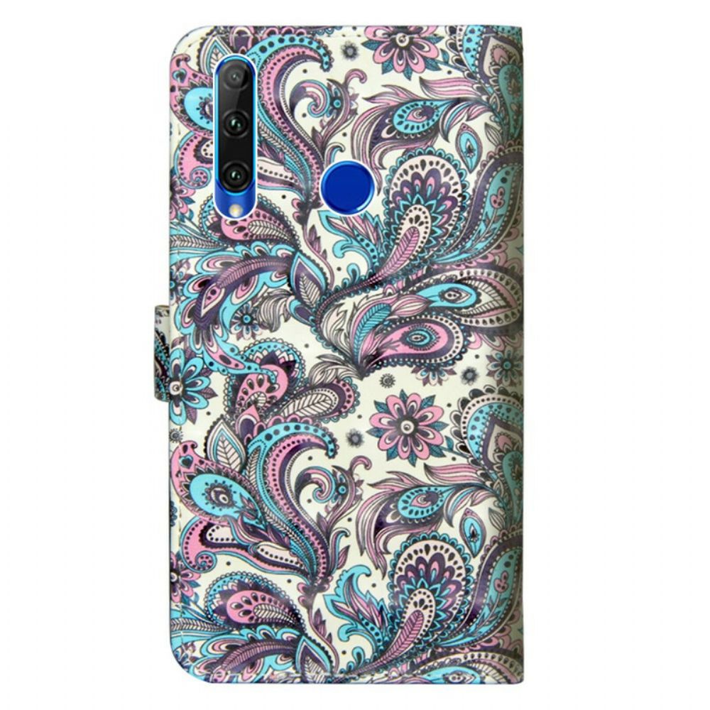 Folio-hoesje voor Honor 20 Lite / 20e Bloemen Patronen