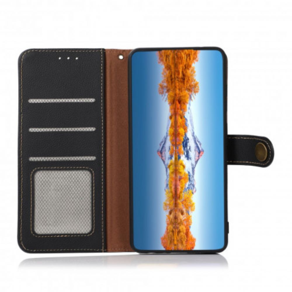 Flip Case voor Sony Xperia 1 III Imitatieleer Khazneh Rfid