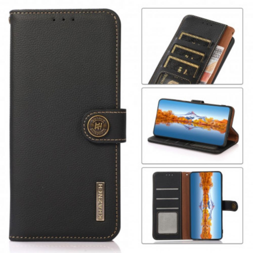 Flip Case voor Sony Xperia 1 III Imitatieleer Khazneh Rfid