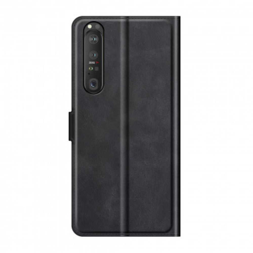 Folio-hoesje voor Sony Xperia 1 III Extreem Slank Leereffect