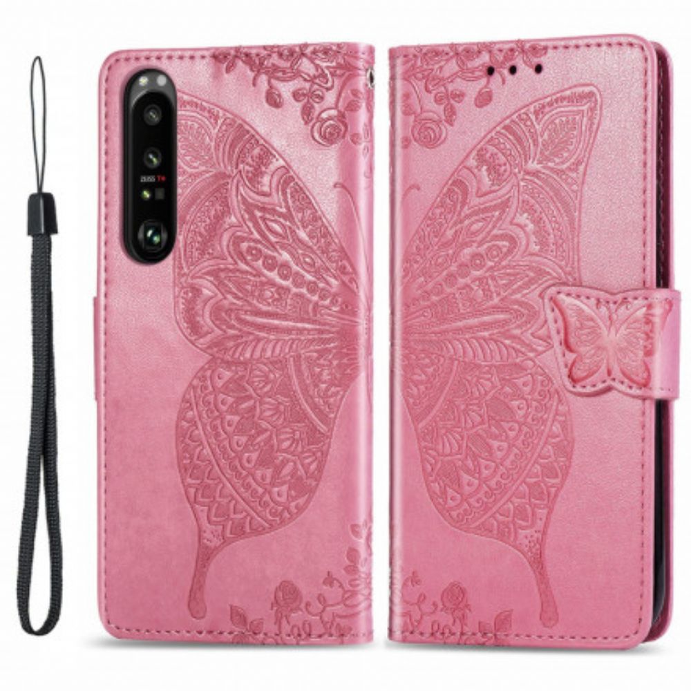 Folio-hoesje voor Sony Xperia 1 III Halve Vlinders