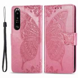 Folio-hoesje voor Sony Xperia 1 III Halve Vlinders