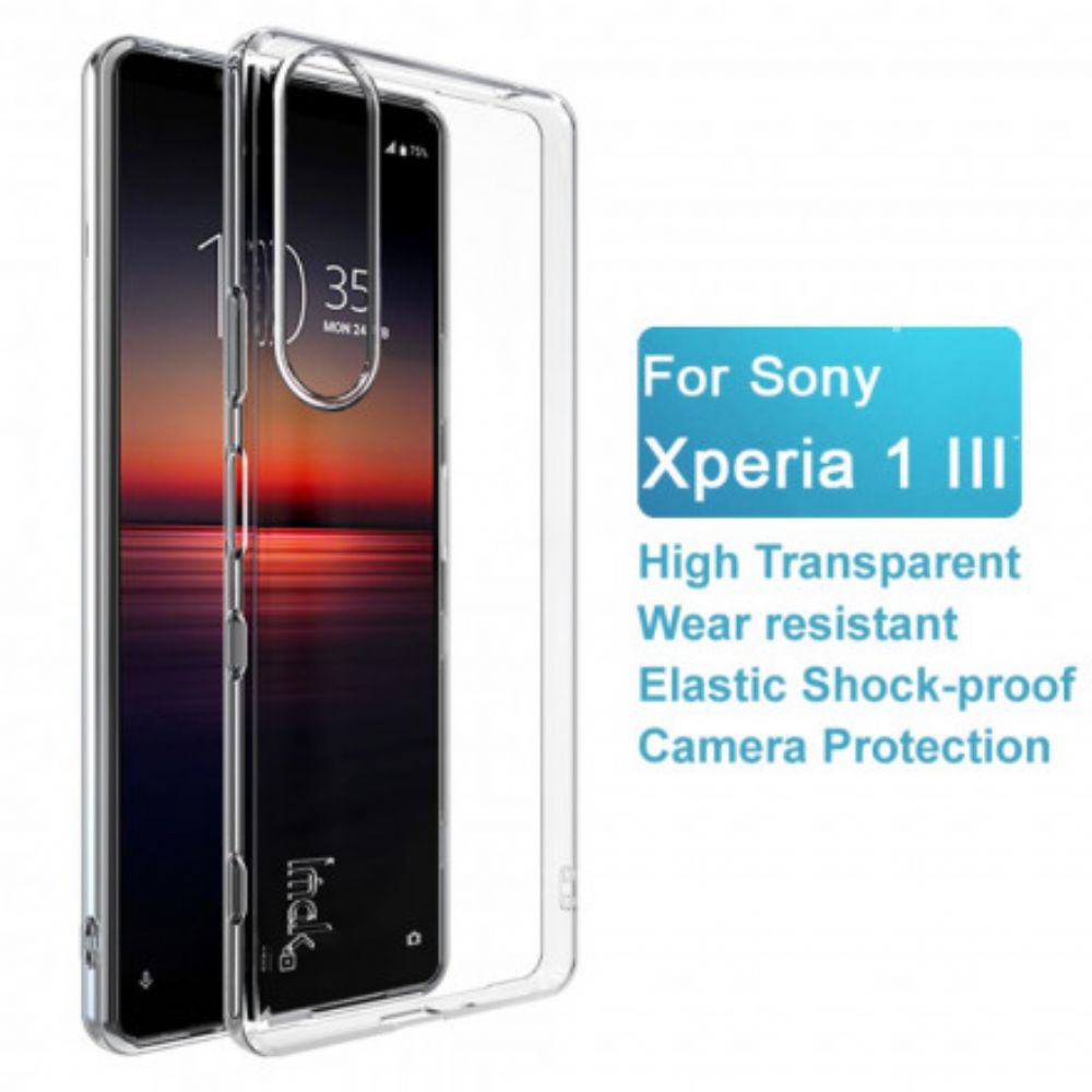 Hoesje voor Sony Xperia 1 III Imak Transparant