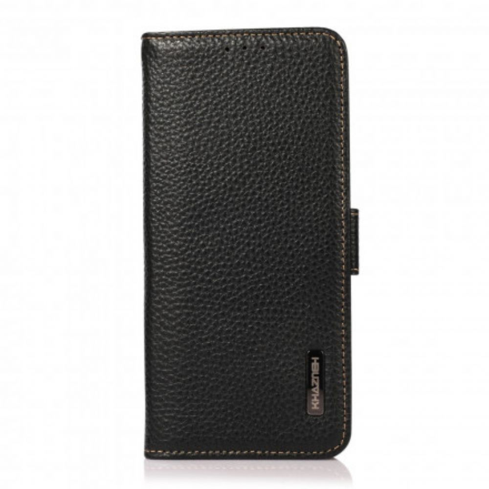 Leren Hoesje voor Sony Xperia 1 III Litchi Leer Khazneh Rfid