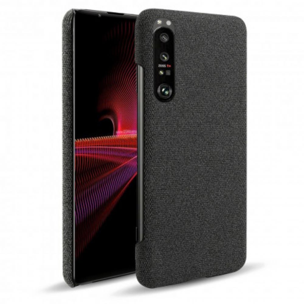 Telefoonhoesje voor Sony Xperia 1 III Ksq Doek Textuur