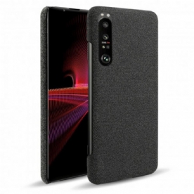 Telefoonhoesje voor Sony Xperia 1 III Ksq Doek Textuur