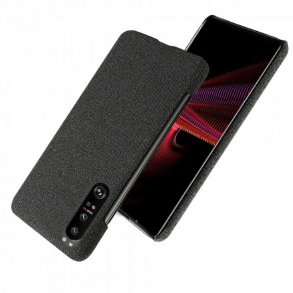 Telefoonhoesje voor Sony Xperia 1 III Ksq Doek Textuur