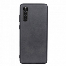 Telefoonhoesje voor Sony Xperia 1 III Ledereffect