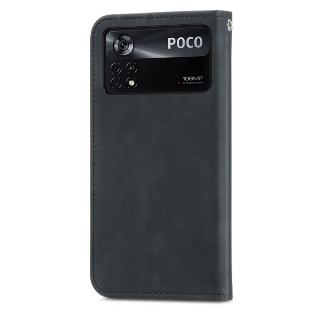 Bescherming Hoesje voor Poco X4 Pro 5G Folio-hoesje Elegantie