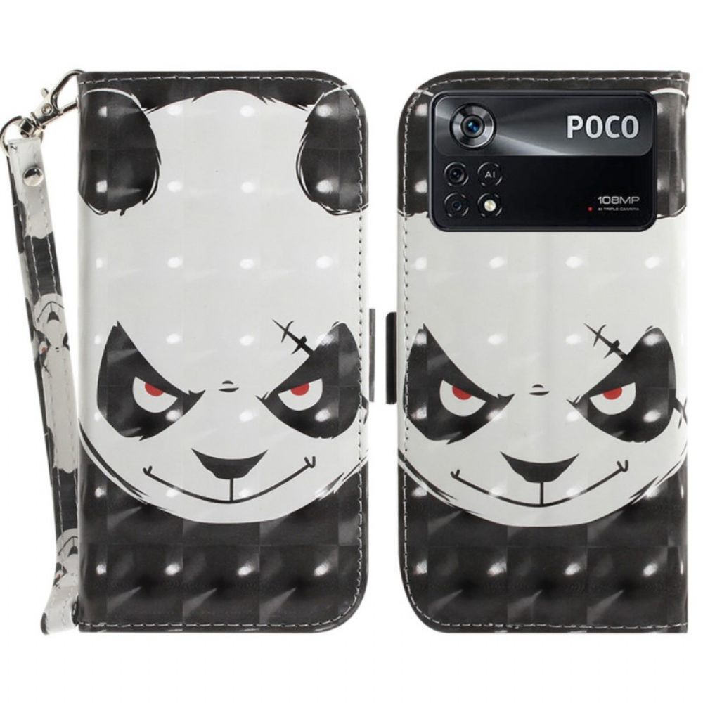 Folio-hoesje voor Poco X4 Pro 5G Boze Panda