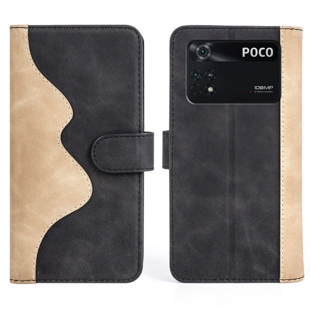 Folio-hoesje voor Poco X4 Pro 5G Grafisch Patroon