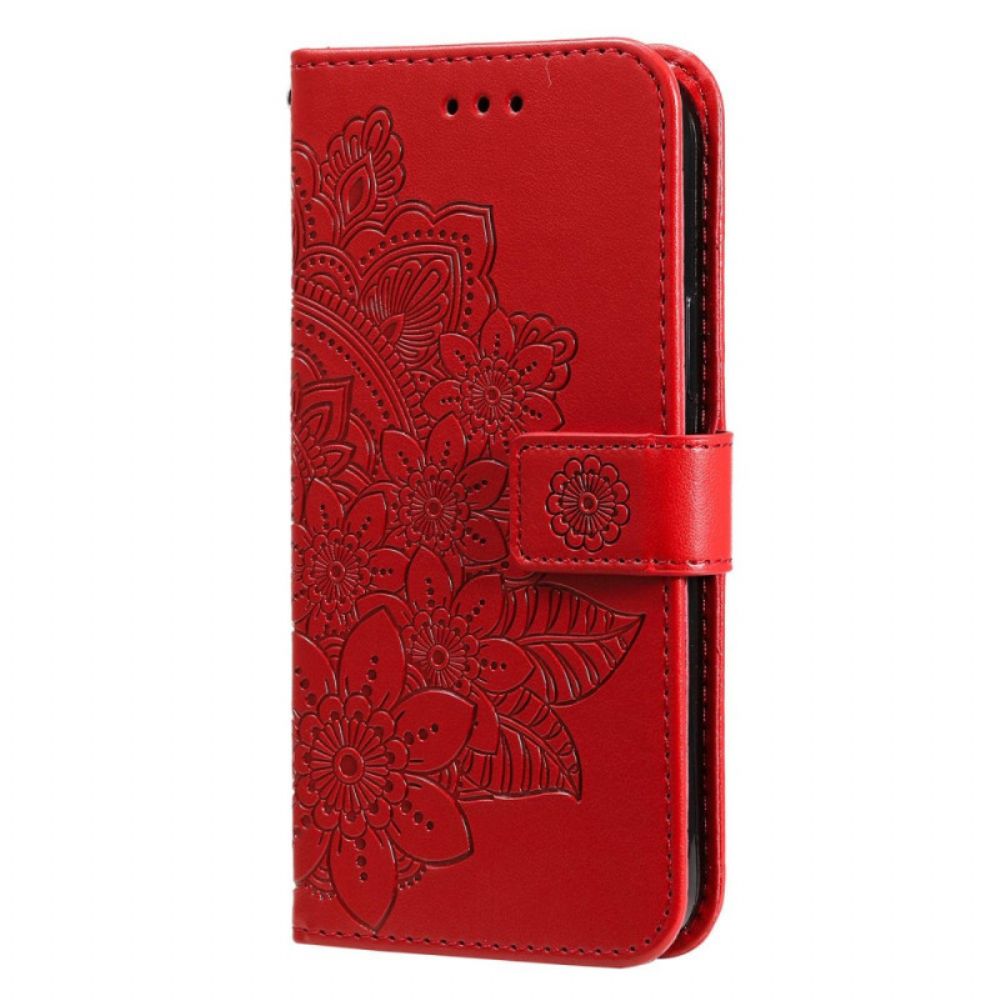 Folio-hoesje voor Poco X4 Pro 5G Met Ketting Band Mandala