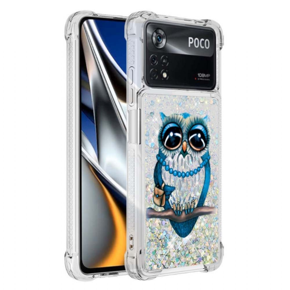 Hoesje voor Poco X4 Pro 5G Mevrouw Glitteruil