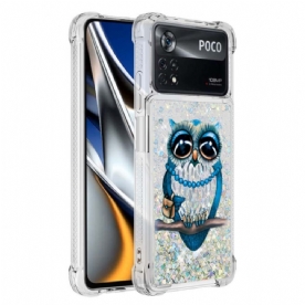 Hoesje voor Poco X4 Pro 5G Mevrouw Glitteruil