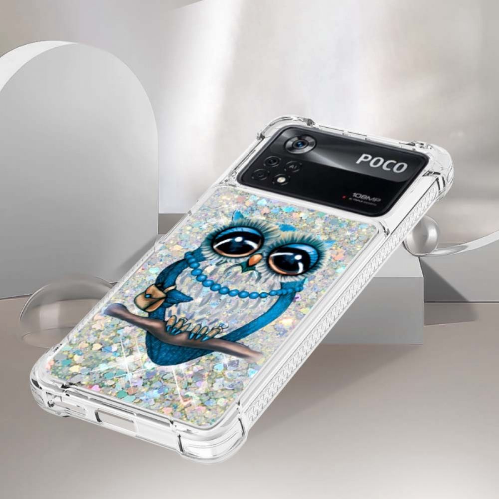 Hoesje voor Poco X4 Pro 5G Mevrouw Glitteruil