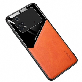 Hoesje voor Poco X4 Pro 5G Premium Kunstleer