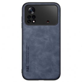 Hoesje voor Poco X4 Pro 5G X&e Lederen Stijl