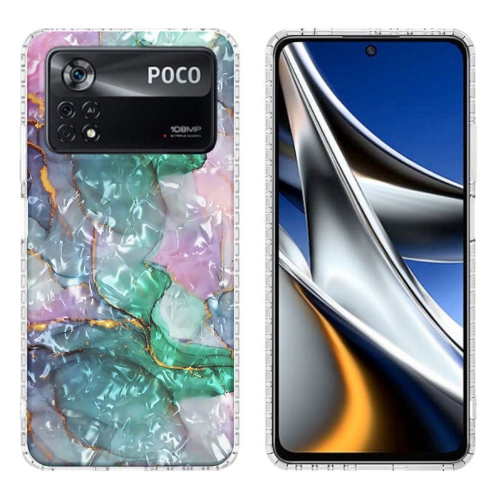 Telefoonhoesje voor Poco X4 Pro 5G Flexibele Stijl