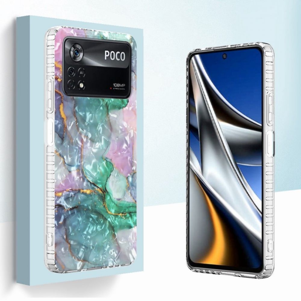 Telefoonhoesje voor Poco X4 Pro 5G Flexibele Stijl