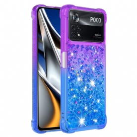 Telefoonhoesje voor Poco X4 Pro 5G Kleur Pailletten