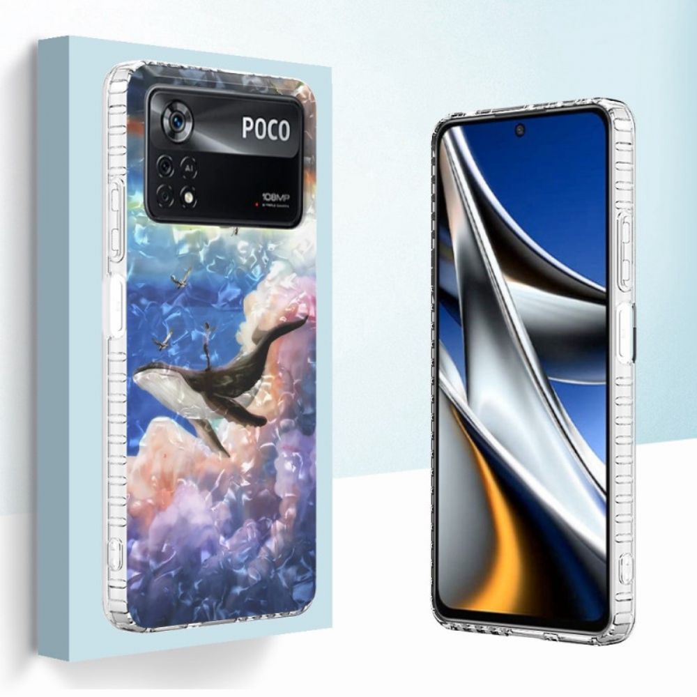 Telefoonhoesje voor Poco X4 Pro 5G Stijlvolle Walvis