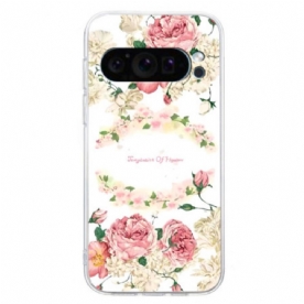 Cover Hoesje Google Pixel 9 Telefoonhoesje Vrijheidsbloemen