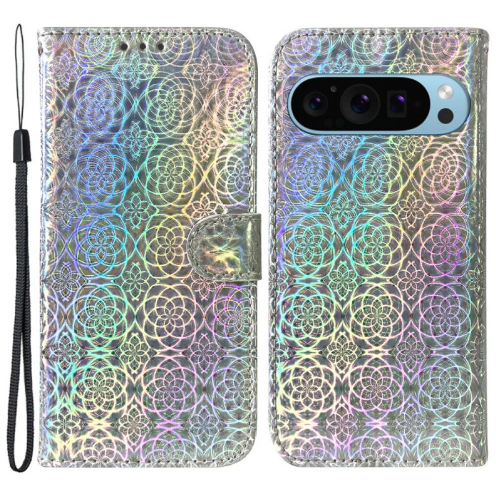 Folio-hoesje Google Pixel 9 Telefoonhoesje Discostijl