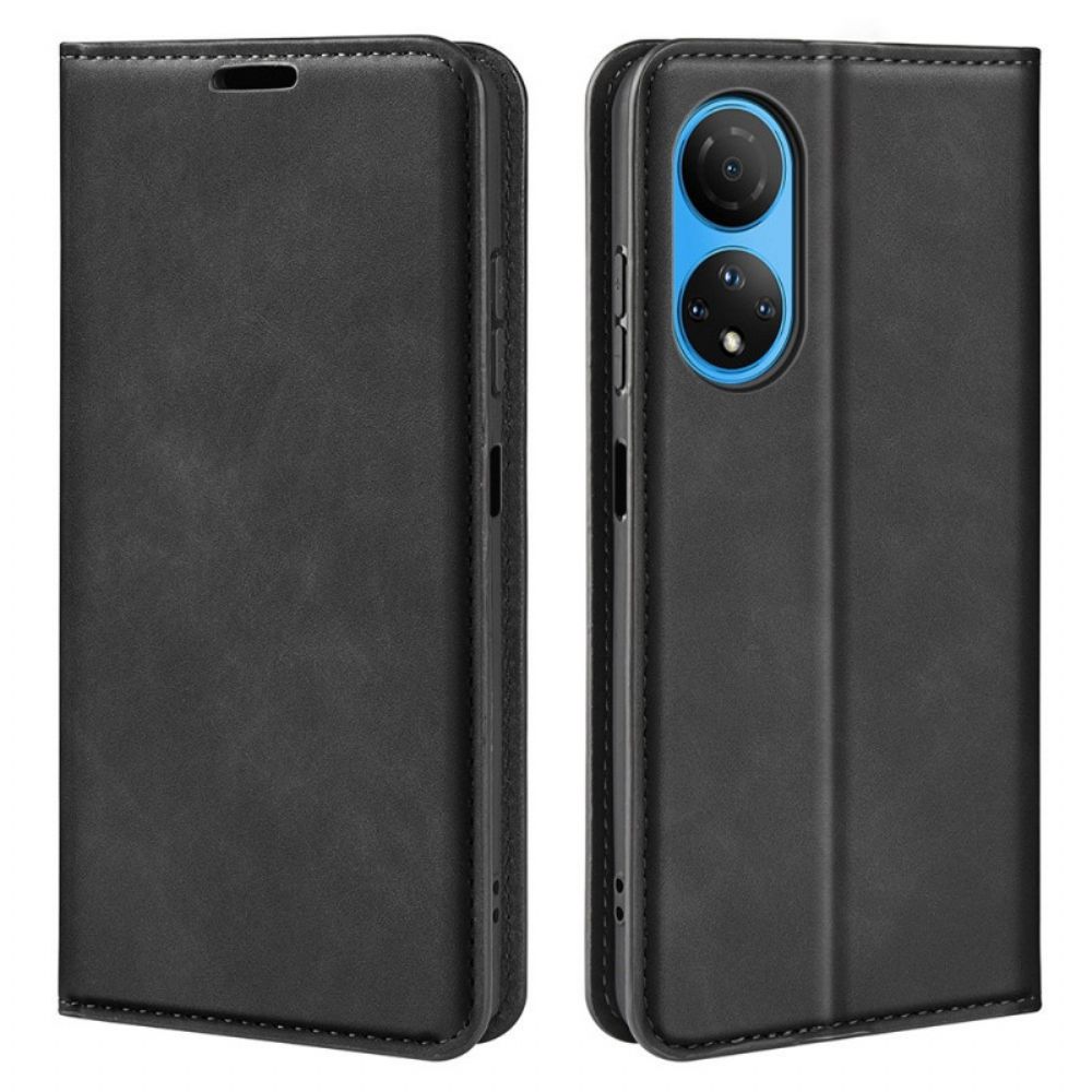 Bescherming Hoesje voor Honor X7 Folio-hoesje Skin-touch Zachtheid