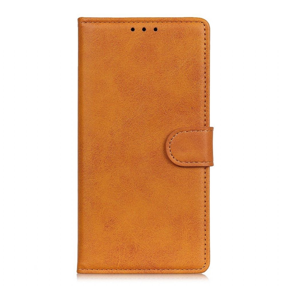 Folio-hoesje voor Honor X7 Retro Leereffect Mat