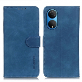 Folio-hoesje voor Honor X7 Vintage Leereffect Khazneh