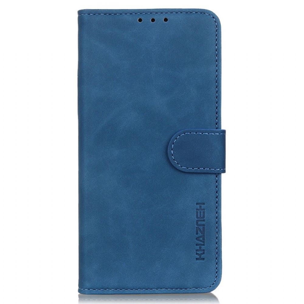 Folio-hoesje voor Honor X7 Vintage Leereffect Khazneh